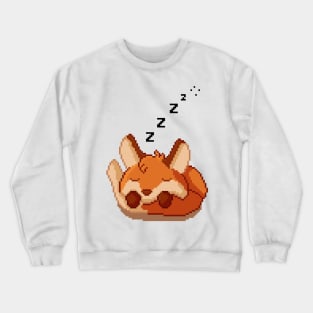 sleeping fox Crewneck Sweatshirt